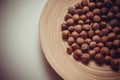 Bowl of hazelnuts Royalty Free Stock Photo