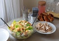 Bowl of cesar salad