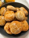 A Bowl of Homemade Mungbean Pastries