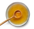 Bowl of honey Royalty Free Stock Photo