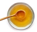Bowl of honey Royalty Free Stock Photo