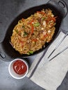 Indo-Chinese Chow mein