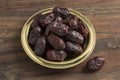 Bowl with Iranian Mazafati dates