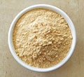 Bowl of maca powder