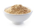 Bowl of maca powder