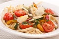 Bowl of mediterranean pasta