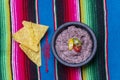 Mexican frijoles refritos