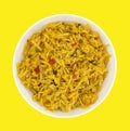 Bowl of Mexican rice Royalty Free Stock Photo
