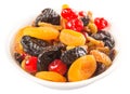 A Bowl Of Mix Dried Fruit VII Royalty Free Stock Photo