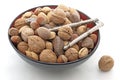 Bowl of mixed nuts Royalty Free Stock Photo