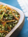 Bowl of Moong Bea Tikka Salad Royalty Free Stock Photo