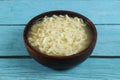 Big bowl of noodles Royalty Free Stock Photo