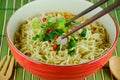 Bowl noodles Royalty Free Stock Photo