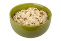 Bowl of oatmeal cereal