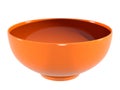 Bowl orange plastic