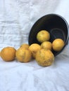 A bowl of oranges Royalty Free Stock Photo