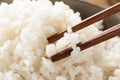 Bowl of Organic White Rice Royalty Free Stock Photo