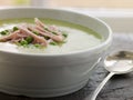 Bowl of Pea and Ham Soup Royalty Free Stock Photo