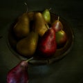 Bowl of Pears Royalty Free Stock Photo