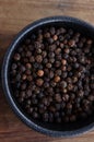 Bowl of peppercorns Royalty Free Stock Photo