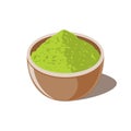 Matcha Green Powder and Bowl