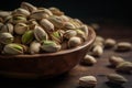 Bowl pistachio. Generate Ai