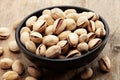 Bowl of pistachio nuts
