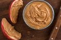 Protein packed peanut butter spread Royalty Free Stock Photo