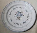 Bowl rare white blue bulet cordella