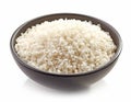 Bowl of round rice