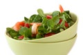 Salad with shrimps