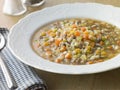 Bowl of Scotch Broth Royalty Free Stock Photo