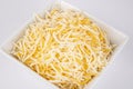 bowl of shredded chese Royalty Free Stock Photo
