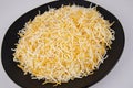 bowl of shredded chese Royalty Free Stock Photo
