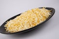 bowl of shredded chese Royalty Free Stock Photo