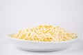 bowl of shredded chese Royalty Free Stock Photo
