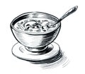 A bowl of soup Royalty Free Stock Photo