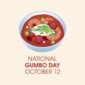 National Gumbo Day vector