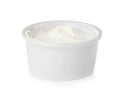 Bowl with sour cream Royalty Free Stock Photo