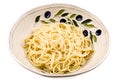 Bowl of spaghetti Royalty Free Stock Photo