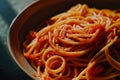 a bowl of spaghetti with sauce