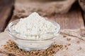 Bowl with Spelt Flour