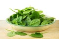 Bowl of Spinach Leaves Royalty Free Stock Photo