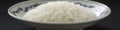 Bowl of Steamed White Rice Close-up Royalty Free Stock Photo