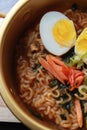 Spicy Ramen Bowl with Boiled Egg