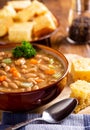 Bowl of Tasty Bean Soup Royalty Free Stock Photo