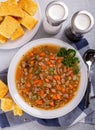 Bowl of Tasty Bean Soup Royalty Free Stock Photo