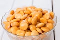 bowl of tasty lupin beans Royalty Free Stock Photo