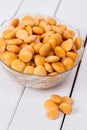 bowl of tasty lupin beans Royalty Free Stock Photo