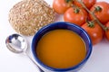Bowl of Tomato Soup Royalty Free Stock Photo
